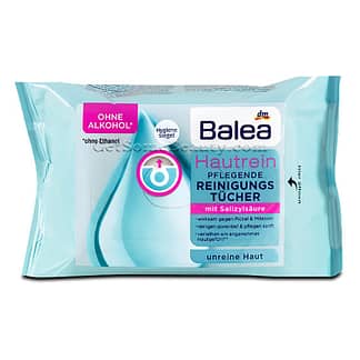 Balea Pure Skin Cleansing Wipes (25 sheets)