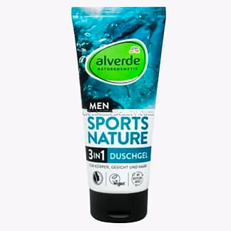 ALVERDE Natural Cosmetics MEN 3-in-1 Shower Gel Sports Nature 200 ml