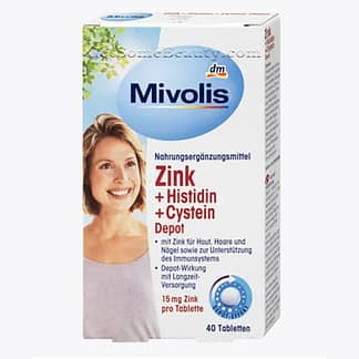 Mivolis Zinc + Histidine + Cysteine Depot Tablets 40 tablets