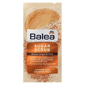 Balea Peeling Sugar Scrub Brown Sugar & Chia 16 ml
