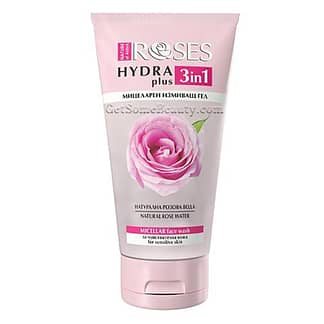 Nature of Agiva Roses Hydra Plus 3-in-1 Micellar Face Wash With Rose Water 150 ml