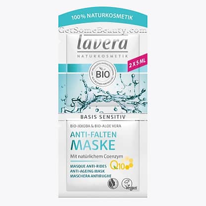 Lavera Natural Cosmetics Anti-Wrinkle Mask Basic Sensitive Q10 10 ml